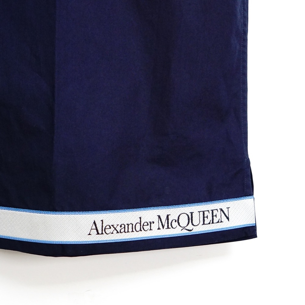Alexander McQueen Logo Tape Camp Collar Shirt - Picture 3 of 4
